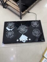 اجاق گاز صفحه‌ای ۵ شعله FUMA JAPAN – شیشه‌ای مشکی – ساخت ترکیه - Image 2