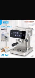 اسپرسوساز ولگا VOLGA مدل 139-Z فشار 20 بار توان 1230 تا 1465 وات - Image 4